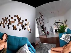 VR two ebony mold - Katya Clover Cooks for mom kitchen ass - StasyQVR