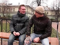 Sweet Russian babe strikes a good deal for a hardcore shagging