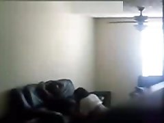 Chubby ebony teen fucks on dp interacial anal cam