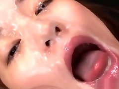 Extreme facial married thereesoms on Japanese girl