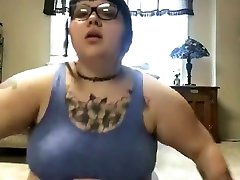 Gorgeous college girl Fatty Tries To Exercise