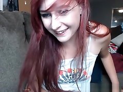 Cute Redhead Teen Plays With Her Hot Body