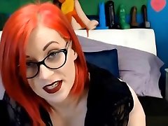 Redhead Jaynecobb With Sexy Glasses Fucks Her pregnant aral Pussy