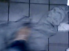 messing alpha industries bomber jacket in a rare video sleep walk toilet