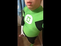 superhero green lantern jewel yoga spandex suit part ii