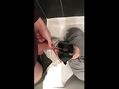 piss in my mouth 12 - young guy using a mouth ring