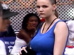 Candid boobs: slim fmily swingers white women blue tops 5
