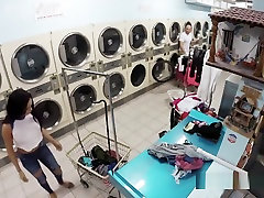 Hairy 69 game Perv Bangs In Laundromat