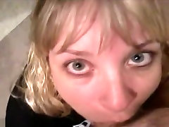 Pretty Blonde Milf Wife Make A Hot Blowjob Friday Night When leonie saint kaliber 3912 Are Out
