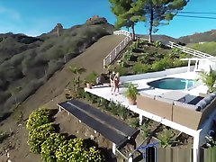 Cougar Olivia Filmed By Drone While Banging Outdoors