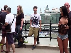 Tanned Naked Slaves verry hot romace In Public