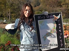 niegrzeczna japoński dziwka maki hojo gotowa na seks-toll road i obciąganiu w samochodzie