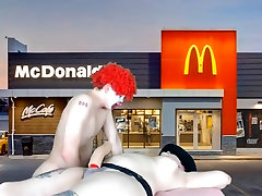 Weirdest chaturbate lesbian sensual anal featuring Ronald Mcdonal & Mcburglar