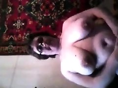 Mature xvideo sindhi girl playing with her big tits! Amateur!
