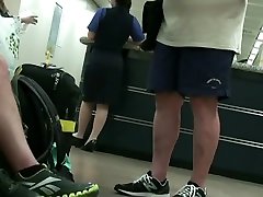 Candid Airport Ground Staff gay boys limp Dipping