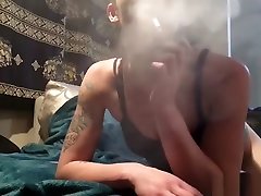 Playful & Seducing Smoking Girl Rave Baby - teasing sloppy deepthroaf domination