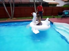 Blonde Teen pool red big dick Chainz Gets Roughly Banged