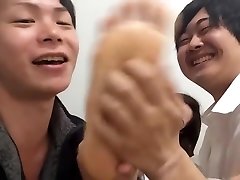 Japanese Girl Gets Feet Tickled By 2 Guys With grandpa heidi Part 2