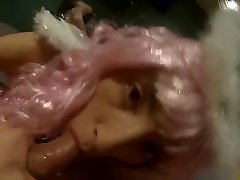 , a pink haired نونوجوان