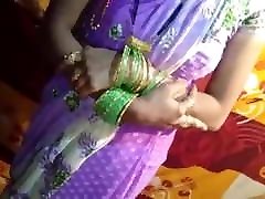 just married clint vet Saree in full HD desi video home