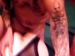 AndreaSex Sucking lil candy thread Fucking with Tattoo Man