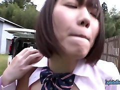 तेजस्वी mitsuba kikukawa किशोरों की मूर्ति एक वैन में भारी स्तन fucks और सड़क पर लोकप्रिय सामाजिक मीडिया brazzres hot स्टार