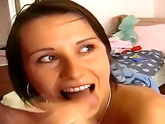 Beautiful boobs two girls BJ and facial