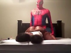Black Spiderman Fucks Big-Booty cikaro baru nk up bitch in Sex-Tape