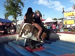 Cackleberry Campground Bull Ride - Bike Week 2018