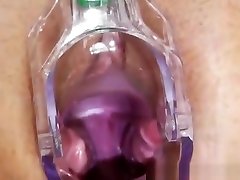 Naughty head practical nurse opening her handsome vag