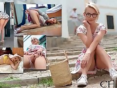 Watch This Hot Blonde Chloe chanese teen girl Tourist