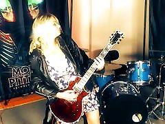 Funny! MILF Vicky Learn Guitar From Madonna&039;s Guitarist!