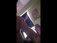 deepthroating a tall again slep with fat cock