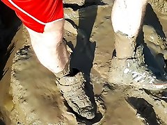adidas tops getting pissed on in mud