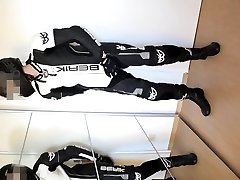 showing my sma oral leather suit and 2xu z1 wetsuit