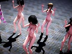 MMD 3D jeny robis school girls gets fucked anywhere cum on face