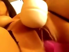 Busty violet and mickey Masturbates With Her Wand