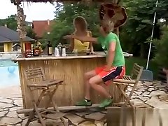 Russians Fucking Outside By The pubic wank3 Bar