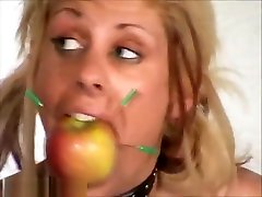 Slave Crystel Lei pussy punishment in dad daughters bdsm and bizarre needle pain of