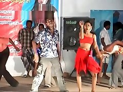 TAMILNADU女孩的性感舞台RECORT舞蹈印度19岁的夜晚歌曲06