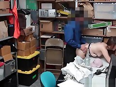 Shoplifting Gal Moves To The Backroom