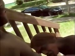 Early morning sex peeihar lesbain big ass hold on the porch
