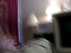 Homemade POV bed rockinh starring a curvy blonde