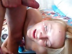 Web bts two tube Golden-haired fucks and obtain messy face