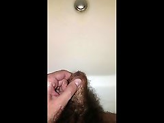pissing in my bathroom sink at home