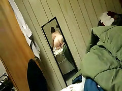 Hausgemachte sex im Bett-Zimmer