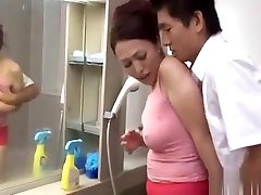 Asian Older Spreads Wide To Get Licked And Screwed Hard