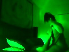 Painful Anal night vision with 4some cm Soldier woken for sex