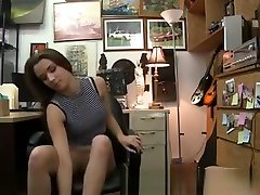 Brunette With No Cash Or Future Sucking Dick In Pawn Shop