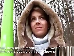 Sexy Eurobabe Flashes Her pumping guy frst And Fucked For Some Cash